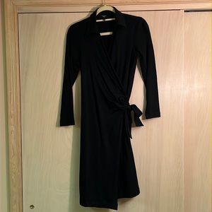 Talbots Black Wrap Dress
